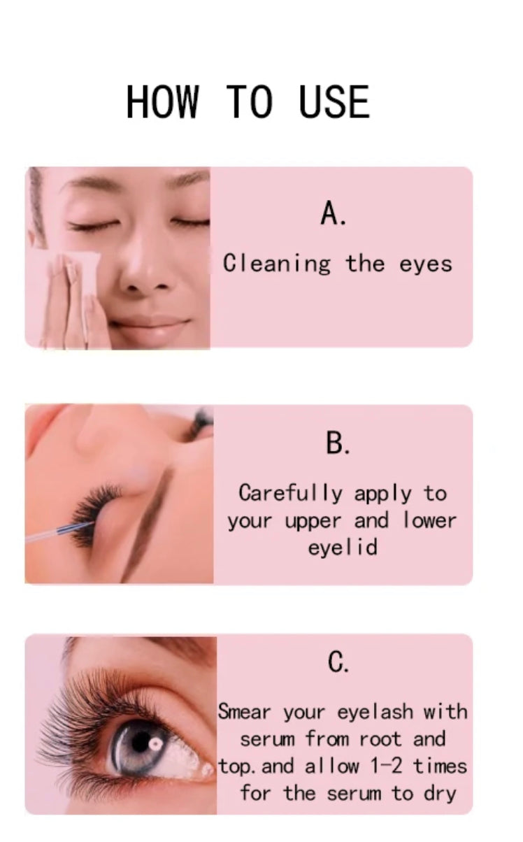 Augnhára og augabrúna serum